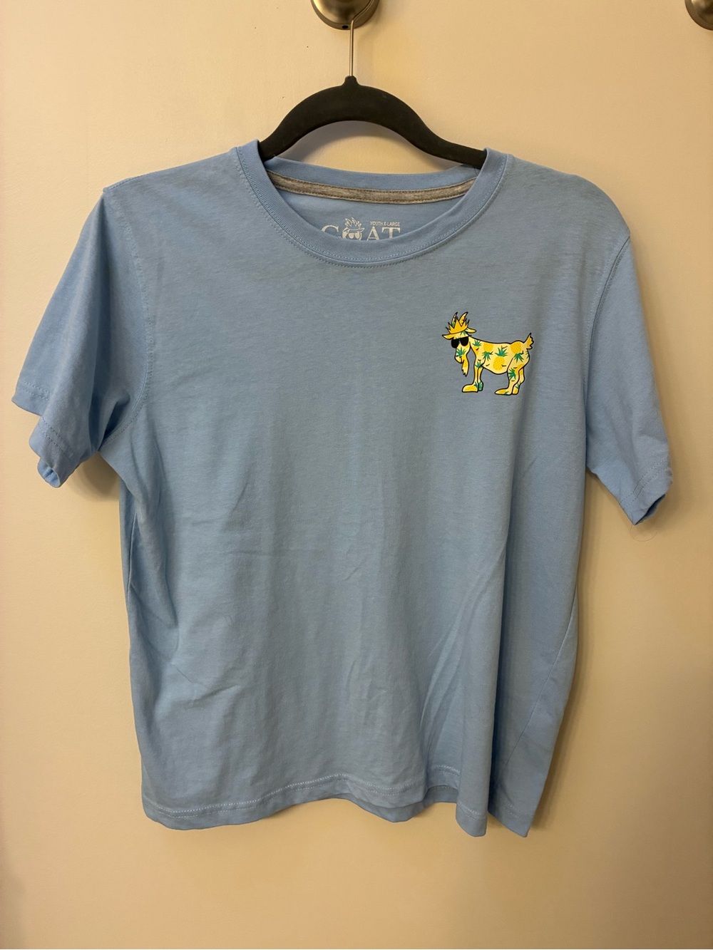 GOAT USA Light Blue Pineapple Short-Sleeve Tee